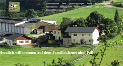 Desktop Screenshot of familienbauernhof-fass.de